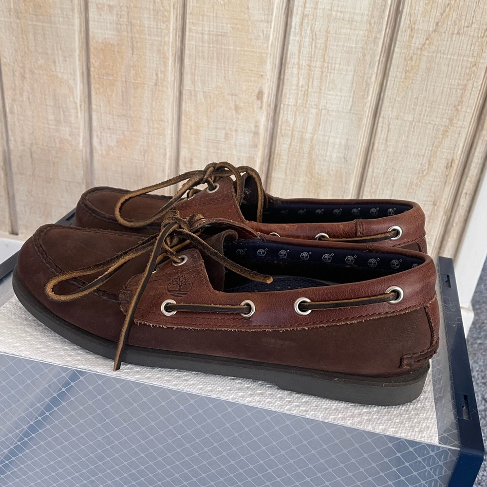 Timberland Leather Boat Shoes - Picture 2 of 3